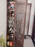 柒妖捌美家 QY BA MEI JIA中式屏风隔断玄关置物架书架装饰柜简约现代可移动木质多层板座屏 高200长70宽30 实拍图