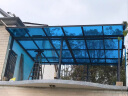 君吻FRP蓝色透明阳光板玻璃钢耐力板采E光板玻璃纤维彩钢瓦阳光瓦遮阳 2毫米厚 1.5米宽（两米起卖） 晒单实拍图