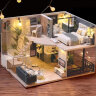 我の屋DIY小屋惬意时光手工制作房子木质3D立体拼图儿童节礼物解压玩具 晒单实拍图