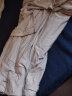 浪莎凉感莫代尔男士睡裙夏连体短袖薄款睡袍长袍睡衣家居服浴袍中长款 浅灰色 XL(140-170斤) 晒单实拍图