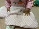 良良（liangliang）婴儿枕头0-3岁宝宝定型枕纠正护型2-6岁儿童枕头抑菌防螨四季适用 0-3岁 嘟嘟熊 双苎麻枕套 实拍图
