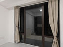 梦黛俪（mengdaili）免打孔窗帘成品全遮光卧室窗帘布带伸缩杆隔断帘门简易出租房隔音 米色（含伸缩杆） 适用宽1.6-2.1米【窗帘高1.8米】 实拍图