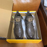 Jeep吉普短靴男秋冬新品韩版时尚工装靴男户外休闲软底低帮马丁靴子男 卡其色(皮鞋码) 41 实拍图