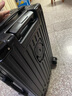 花花公子（PLAYBOY）行李箱旅行箱拉杆箱男女学生出差旅行万向轮登机密码箱大容量箱子 黑色 20英寸 实拍图