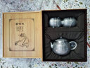 泰光银楼 银茶壶999足银茶具百福银茶杯隔热银保温杯实用防烫公道杯烧水壶 心经1壶4杯套装约360克+鉴定证书 实拍图