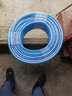 KIM YUAN 水管软管塑料软水管家用浇花浇菜透明防冻水管自来水管蛇皮管  4分加厚（整卷100米价格） 蓝色 实拍图