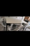 佰志（Bayz）德利丰岩板餐桌小户型意式极简现代简约铝合金长方形白色网红饭桌 【180*80】德利丰岩板餐桌 实拍图