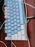 达尔优 EK815机械合金版87白蓝机械键盘游戏键盘有线CF吃鸡LOL男女学生笔记本电脑通用 87键蓝白地中海青轴【多种发光模式】 实拍图