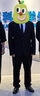 席臣加肥加大码西装外套休闲男宽松商务西服显瘦大号胖子肥佬西服套装 两件套黑色 3XL （170-190斤） 实拍图