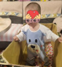 童泰四季18月-6岁婴儿男女套头连体衣TS33J324 蓝色 100cm 晒单实拍图