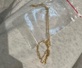 周大生黄金项链女足金o字链金项链素链送女友生日礼物 45cm 3.16g 实拍图