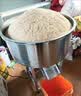 不锈钢饲料搅拌机种子包衣肥料混合拌药颗粒干湿两用养殖场拌料机 100公斤220V(两相电) 皮带传动（无盖） 实拍图