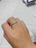 Colaivkloia情侣戒指男女对戒一对满天星素圈婚戒尾戒情人节生日礼物送男女友 JZ0301满天星（玫瑰金） 美号8号 实拍图
