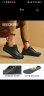 斯凯奇（Skechers）夏季男士休闲绑带商务鞋皮鞋低帮耐磨运动板鞋工作鞋210835-BBK 晒单实拍图