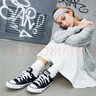 匡威（Converse）官方All Star经典帆布男女低帮休闲运动鞋黑色101001 101001/黑色 37.5 实拍图