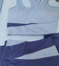 VICTORIATOURIST瑜伽服女套装健身服跑步运动套装女普拉提带胸垫吊带两件套蓝M 实拍图