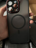 魔杰乐 适用苹果17promax手机壳磁吸充电iPhone16promax手机保护套沙漠色全包防摔软胶肤感磨砂简约轻奢 磁吸黑色【莱卡系列-金属镜头圈】 iPhone14ProMax 实拍图