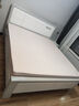 德满居 床 实木床 床现代简约 双人床白色北欧主卧轻奢全实木床婚床 静音床+3E椰棕弹簧床垫20cm+1柜 1.8米*2.0米框架款 实拍图