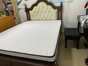 家特林乡村美式实木床1.8米现代简约主卧复古轻奢软包婚双人床 床+20公分弹簧棕垫 1.5*2米框架床 实拍图