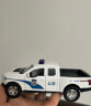 鑫思特（XST）儿童警车玩具可开门声光回力合金车110皮卡警察车模型男生日礼物 实拍图