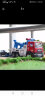 MINI AUTO合金汽车模型声光开门玩具彩盒康明斯卡车道路清障车拖车高速公路 交通救援车 红色 实拍图