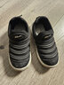 回力童鞋2026春秋新款毛毛虫鞋儿童运动鞋男童鞋子女童舒适软底休闲鞋 黑色（革面） 33 内长约20.9cm 实拍图