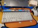 机械师KT68 机械键盘无线游戏键盘有线蓝牙键盘 笔记本电脑键盘 键盘 三模 智慧屏 TTC冰静轴V2-探索白 实拍图