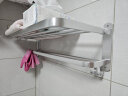 九牧（JOMOO）折叠毛巾架卫生间浴巾架浴室铝合金置物架五金卫浴挂件936004 晒单实拍图