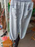 序匠天丝牛仔裤女夏季新款高腰宽松显瘦冰丝薄款小子松紧腰七分哈伦裤 浅蓝七分 S（推荐体重80-95斤选择） 实拍图