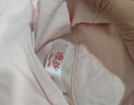浪莎睡衣女夏季纯棉短袖长裤两件套装可爱大码薄款家居服 纯棉雅杏色 实拍图