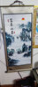 喜巢走廊装饰画入户玄关自粘壁画过道轻奢中式贴画竖版现代山水墙贴画 富春山居图 竖款 50cm x 100cm 实拍图