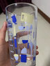 帕莎帕琦（Pasabahce）进口无铅玻璃刻度杯钢化耐热可微波牛奶饮料杯啤酒扎啤果汁大容量 蓝色图案款570ml1只 实拍图