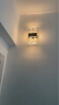 雷士（NVC） （NVC）壁灯 现代简约长方形床头灯壁灯 优雅时尚卧室书房壁灯灯 雅致 6瓦LED 羽毛款 北欧壁灯 实拍图