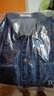 真维斯夹克男2026春夏潮流刺绣青年工装长袖牛仔外套宽松上衣深蓝2XL 实拍图