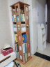 香木语实木旋转书架360度学生简易创意落地书架置物架现代简约收纳架 实拍图