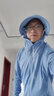 罗蒙（ROMON）夏季男士防晒衣男女冰丝防紫外线防晒服情侣夹克外套男 中蓝M 实拍图