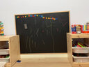 SOFS儿童画板磁性可擦写双面小黑板家用宝宝涂鸦写字板白板画画板画架 【方型】XL码 无底座 实拍图