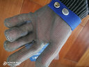 贝傅特 钢丝防割手套 九级钢丝防切铁手套防刺防滑耐磨不锈钢手套 实拍图