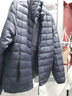 啄木鸟羽绒服男轻薄款秋冬季新款冬装男士外套男纯色大码上衣服男装袄子 1806藏青色【立领款】 XL 175 实拍图