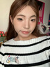 OVOLOOK美瞳半年抛2片黑色大直径自然混血灰色彩色隐形眼镜2024新款 大美目黑14.5mm 400度 实拍图