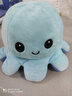 佩佩龙 小章鱼公仔毛绒玩具娃娃双面翻转变脸八爪鱼玩偶送女友生日礼物 浅蓝翻蓝 20厘米 实拍图