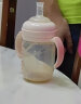 好孩子（gb）吸管奶瓶 大宝宝一岁以上3-6岁PPSU耐摔宽口径大容量带手柄直饮杯 藕粉（吸嘴款）12个月+ PPSU 240ml（小奶量适用） 实拍图