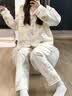 另约空气棉睡衣少女秋冬季新款加厚夹层可外穿卡通学生冬天家居服套装 A7121 满印松鼠 XL 实拍图