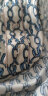 帕罗（PALUOPO）桑蚕丝法式连衣裙女装碎花裙子显瘦V领收腰气质印花中长裙 蓝色 M(160/84A) 晒单实拍图