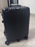 飞流高颜值行李箱男超轻音万向轮铝框拉杆箱女旅行箱学生密码箱子 经典黑【折叠杯架-隐藏挂包】 20英寸 【登机箱/短途出行】 实拍图