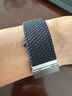 BHO【销量2万+】适用苹果手表表带apple watch s10/9表带ultra2/8磁吸编织iwatch se男生女士夏天夏季 卡扣版【黑巧色】 【38/40/41/42mm】表盘通用 实拍图