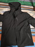 啄木鸟冲锋衣男女装春秋冬季款工装三合一登山上衣户外防风防水夹克外套 黑色加内胆可拆卸 2XL 实拍图