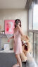 珊目尔【简约百搭】6A级100%桑蚕丝吊带裙真丝睡衣女性感家居服肚兜 白色-单吊带 L (165)适合105-115斤穿着 实拍图