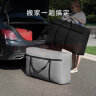 真居（zhenju）搬家打包袋行李袋编织袋 被子收纳袋  深灰色150L2只装90*58*28 实拍图
