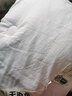 海澜之家（HLA）7A抗菌宿舍被子冬天棉被春秋被子被芯冬被超柔磨毛面料大豆纤维被 【7A抑菌 立体加厚】白色-蓝边 【秋冬被】150*200cm/约5.0斤 实拍图